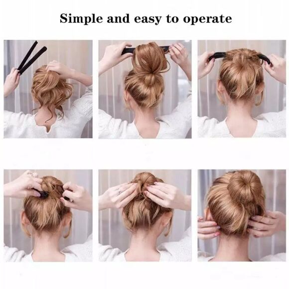 🆕Hair Bun Curler Styling Tool - Picture 3 of 5